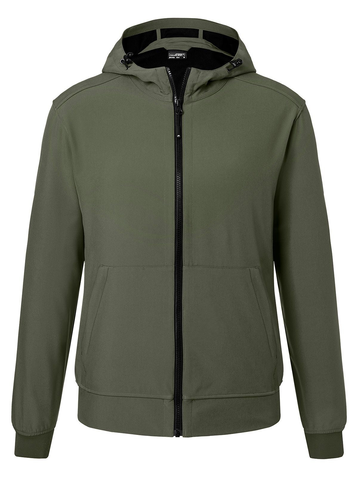 Hooded Softshell Jacket Herren – Daiber – Farbe olive/camouflage – individuell veredelbar