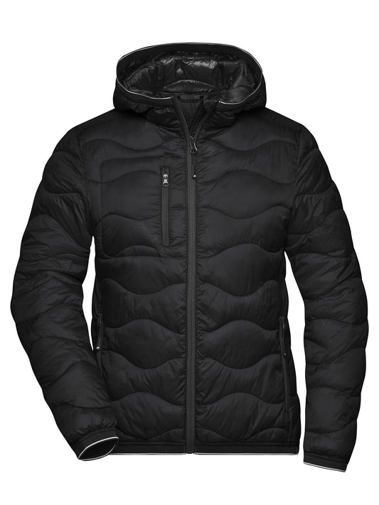 Ladies' Padded Jacket Damen – Daiber – Farbe black/black – individuell veredelbar