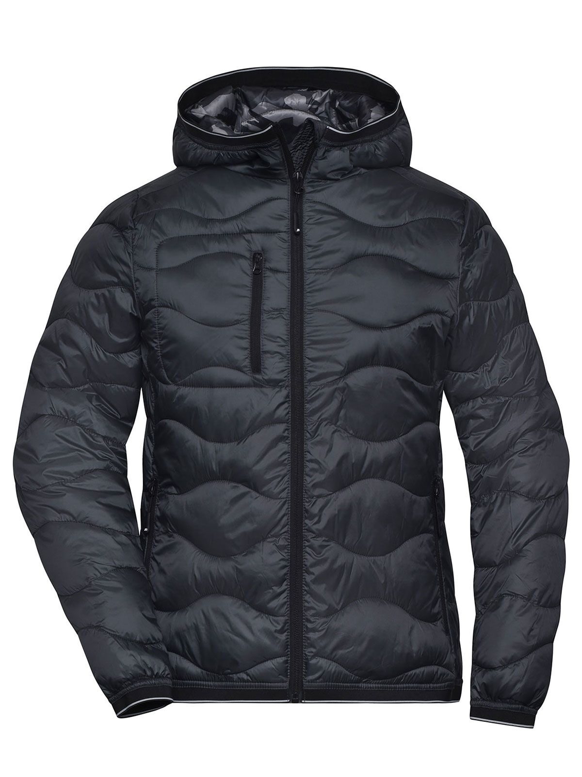 Ladies' Padded Jacket Damen – Daiber – Farbe graphite/camouflage – individuell veredelbar