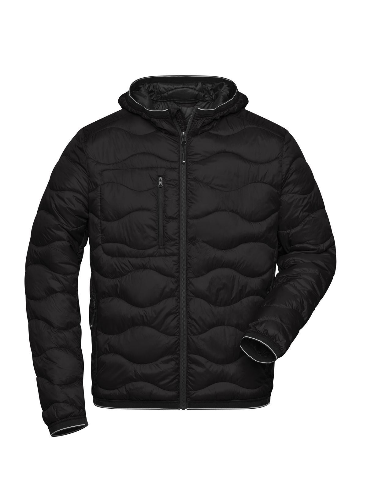 Padded Jacket Herren – Daiber – Farbe black/black – individuell veredelbar