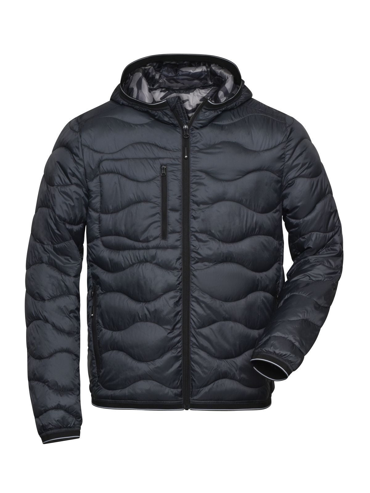 Padded Jacket Herren – Daiber – Farbe graphite/camouflage – individuell veredelbar