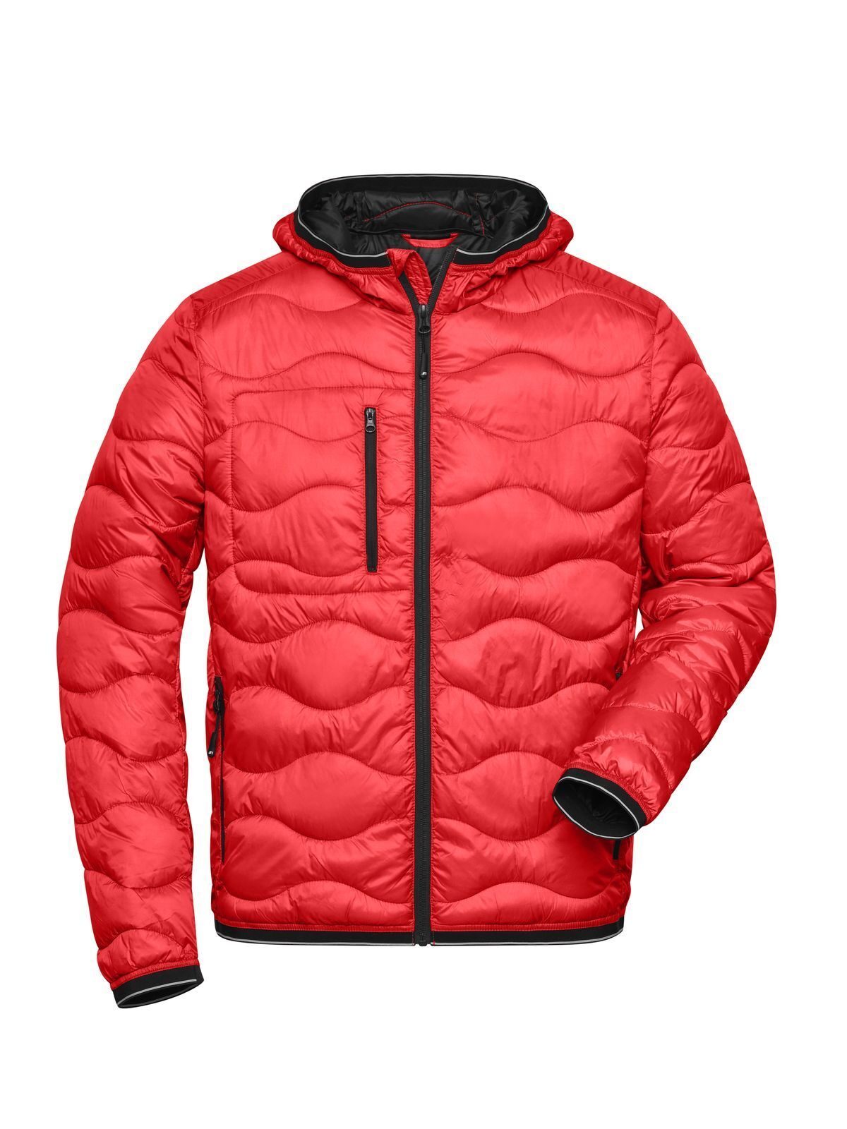 Padded Jacket Herren – Daiber – Farbe red/black – individuell veredelbar