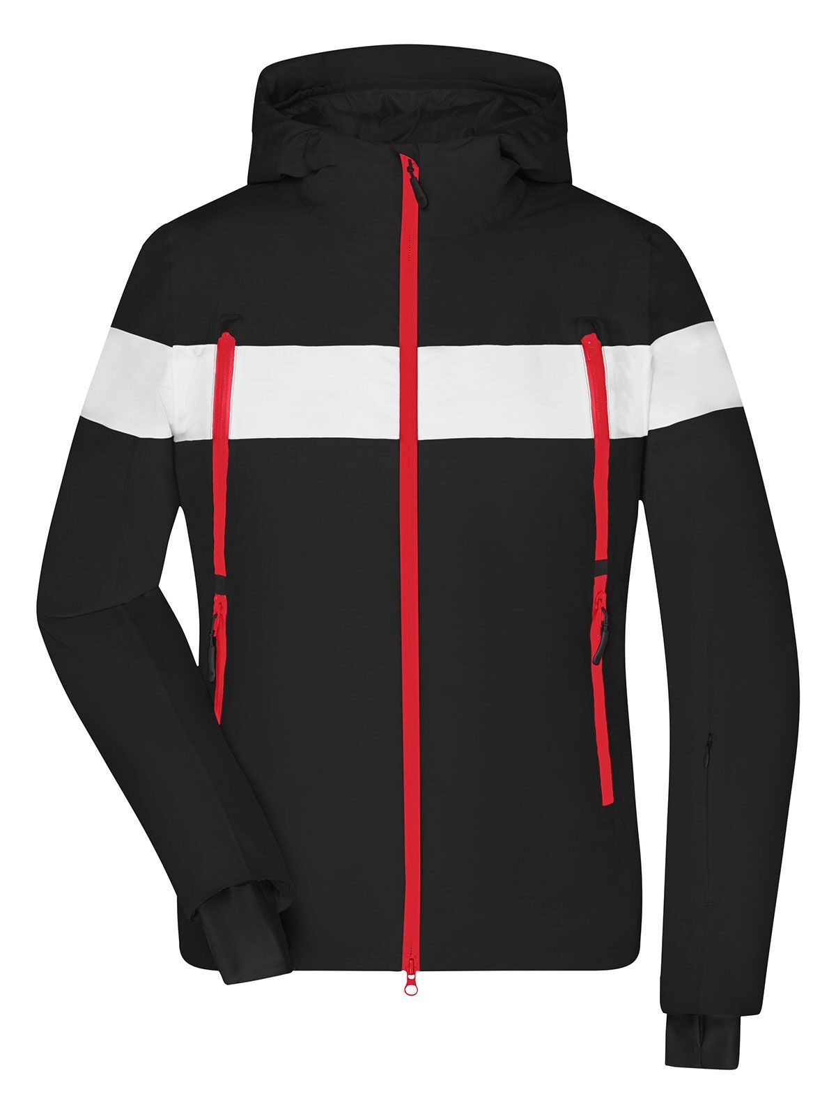 Ladies' Wintersport Jacket Damen – Daiber – Farbe black/white – individuell veredelbar