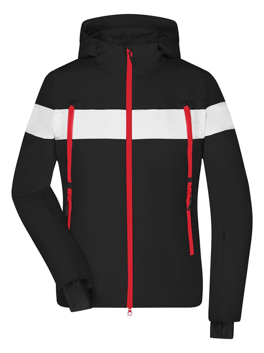 Ladies' Wintersport Jacket Damen – Daiber – Farbe black/white – individuell veredelbar