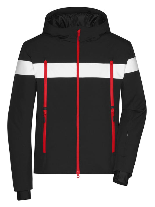 Wintersport Jacket Herren – Daiber – Farbe black/white – individuell veredelbar