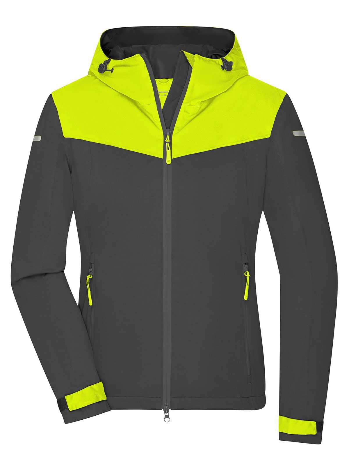 Ladies´ Allweather Jacket Damen – Daiber – Farbe carbon/bright-yellow/carbon – individuell veredelbar