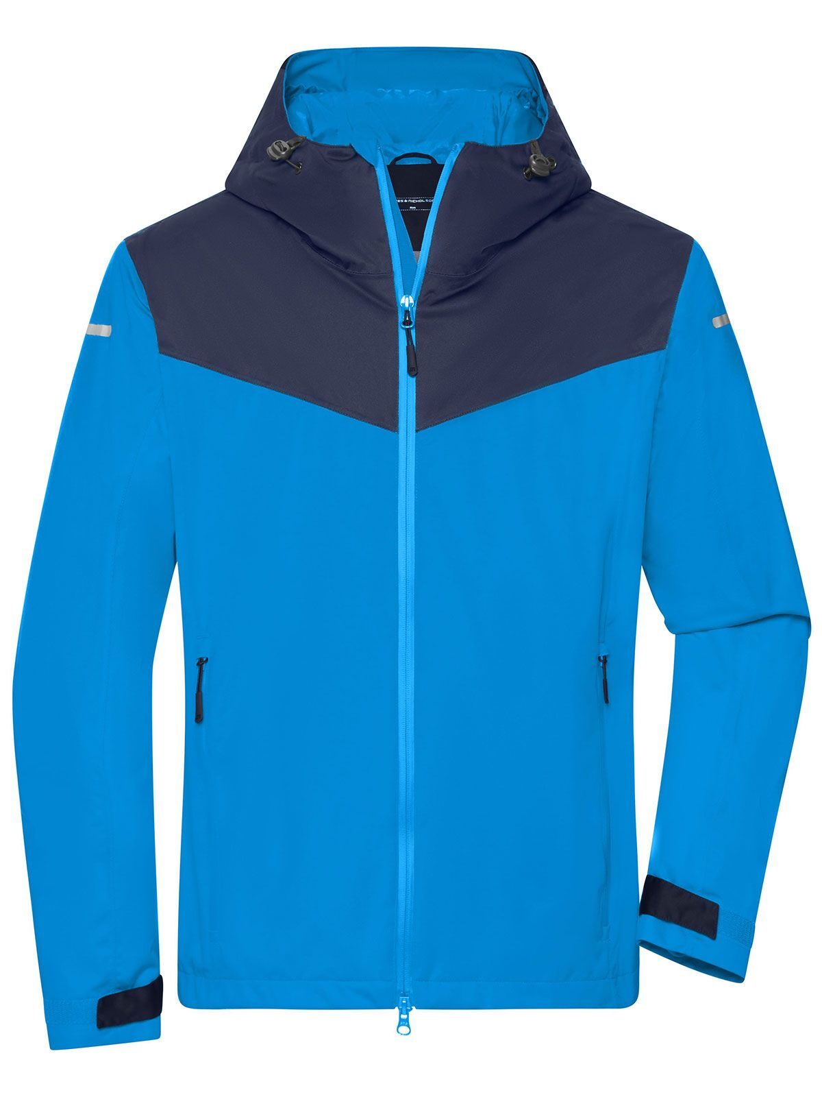 Allweather Jacket Herren – Daiber – Farbe bright-blue/navy/bright-blue – individuell veredelbar