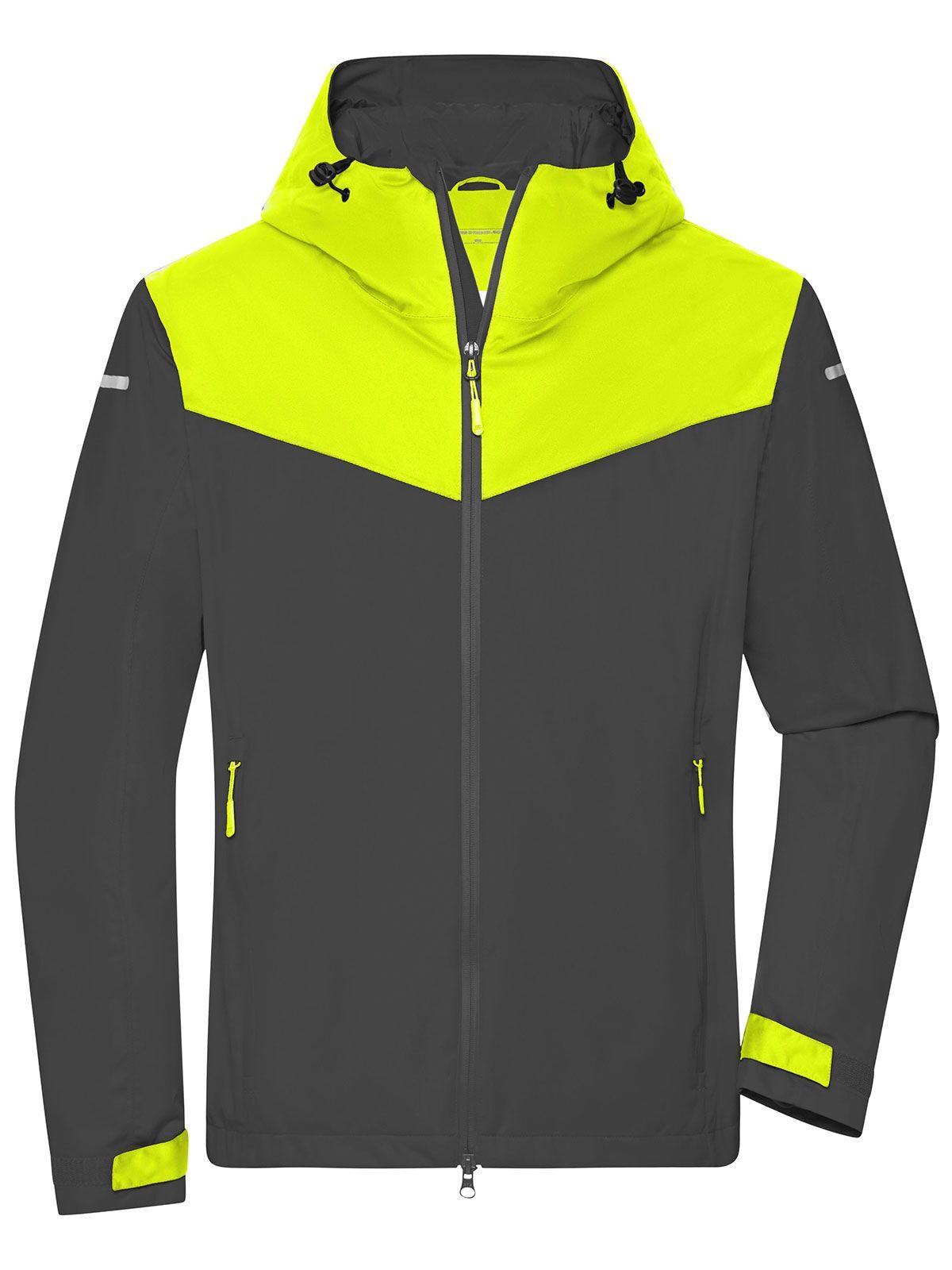 Allweather Jacket Herren – Daiber – Farbe carbon/bright-yellow/carbon – individuell veredelbar