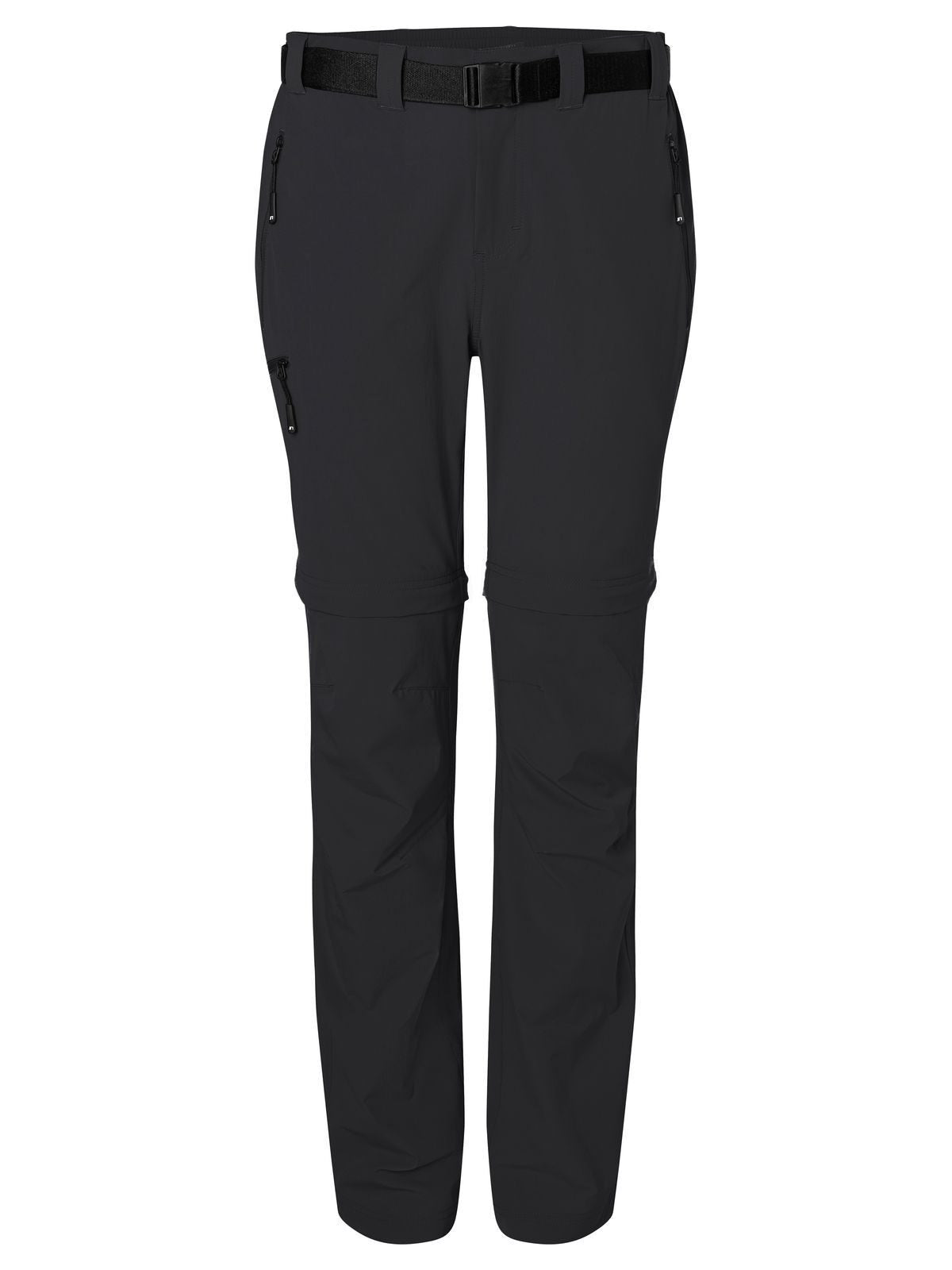 Ladies' Zip-Off Trekking Pants Damen Hose / Rock – Daiber – Farbe Schwarz – individuell veredelbar