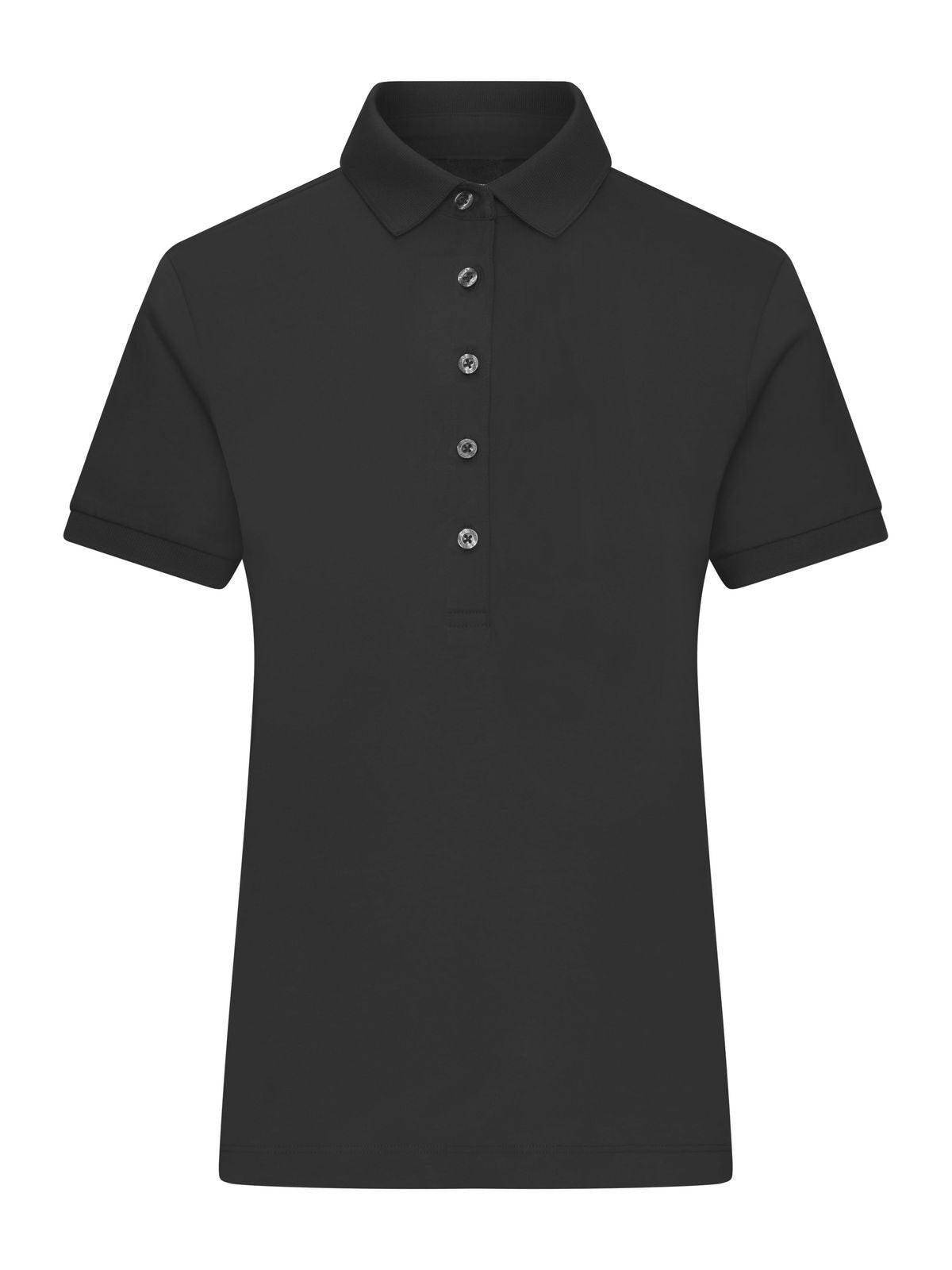 Ladies' Mercerised Polo Damen Poloshirt – Daiber – Farbe Schwarz – individuell veredelbar