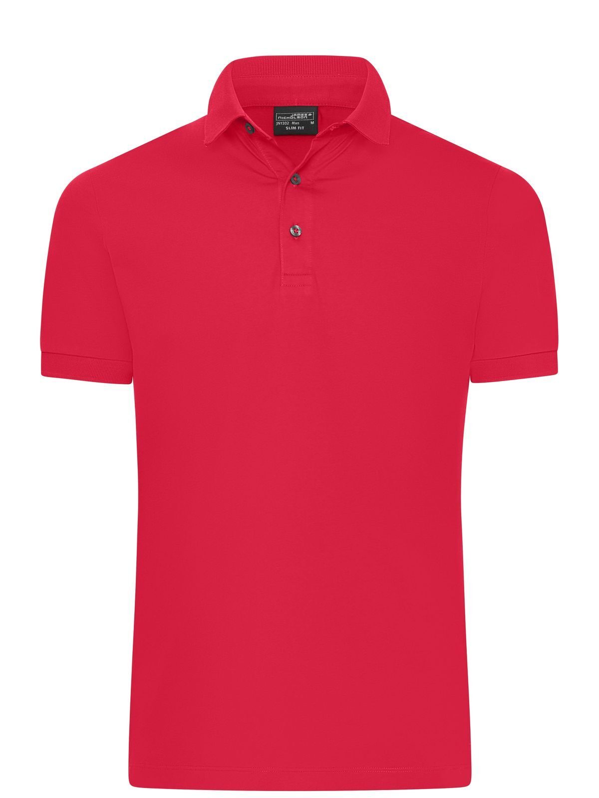 Mercerised Polo Slim Fit Herren Poloshirt – Daiber – Farbe light-red – individuell veredelbar