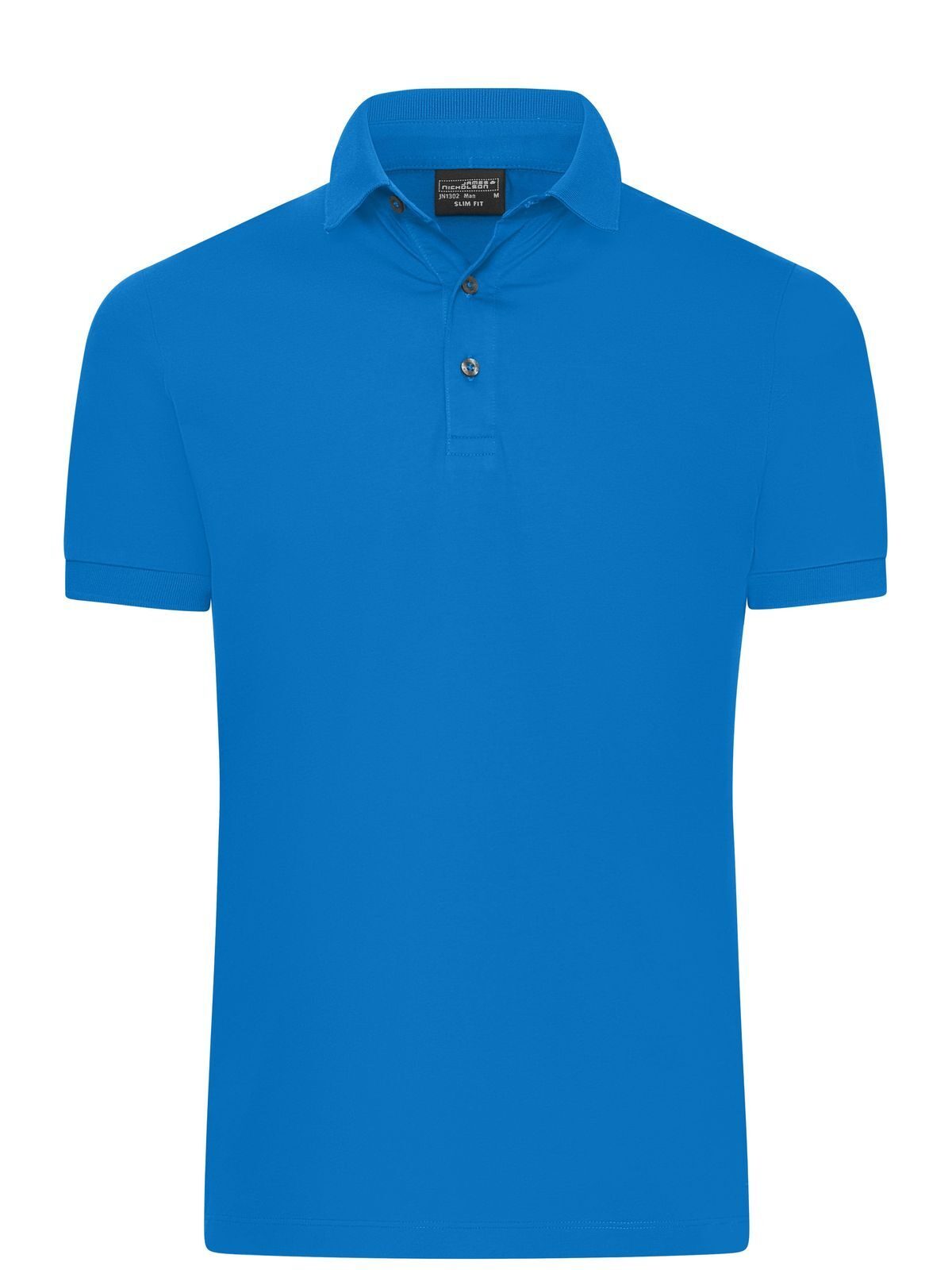 Mercerised Polo Slim Fit Herren Poloshirt – Daiber – Farbe riviera – individuell veredelbar