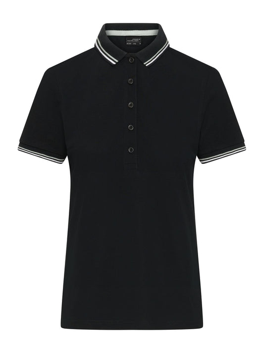 Ladies' Polo Damen Poloshirt – Daiber – Farbe black/white/grey – individuell veredelbar