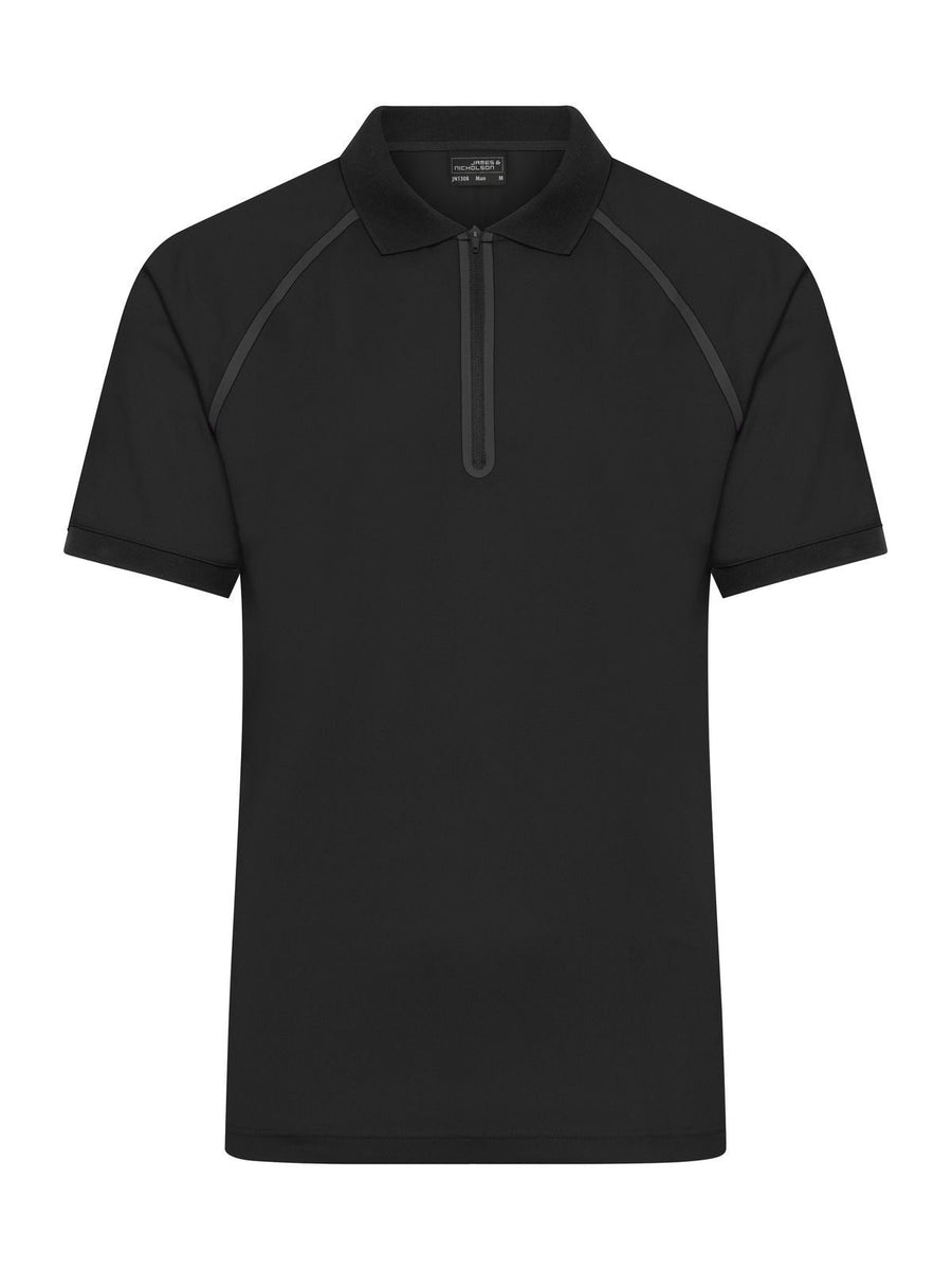Zip-Polo Herren Poloshirt – Daiber