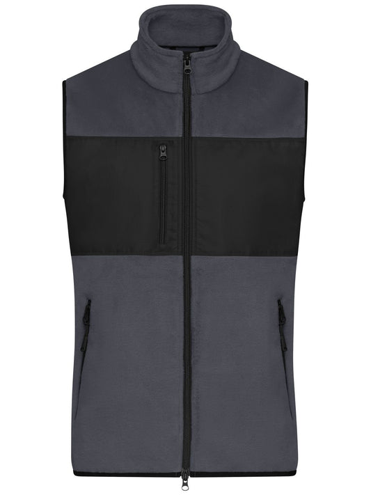Fleece Vest Herren – Daiber – Farbe carbon/black – individuell veredelbar