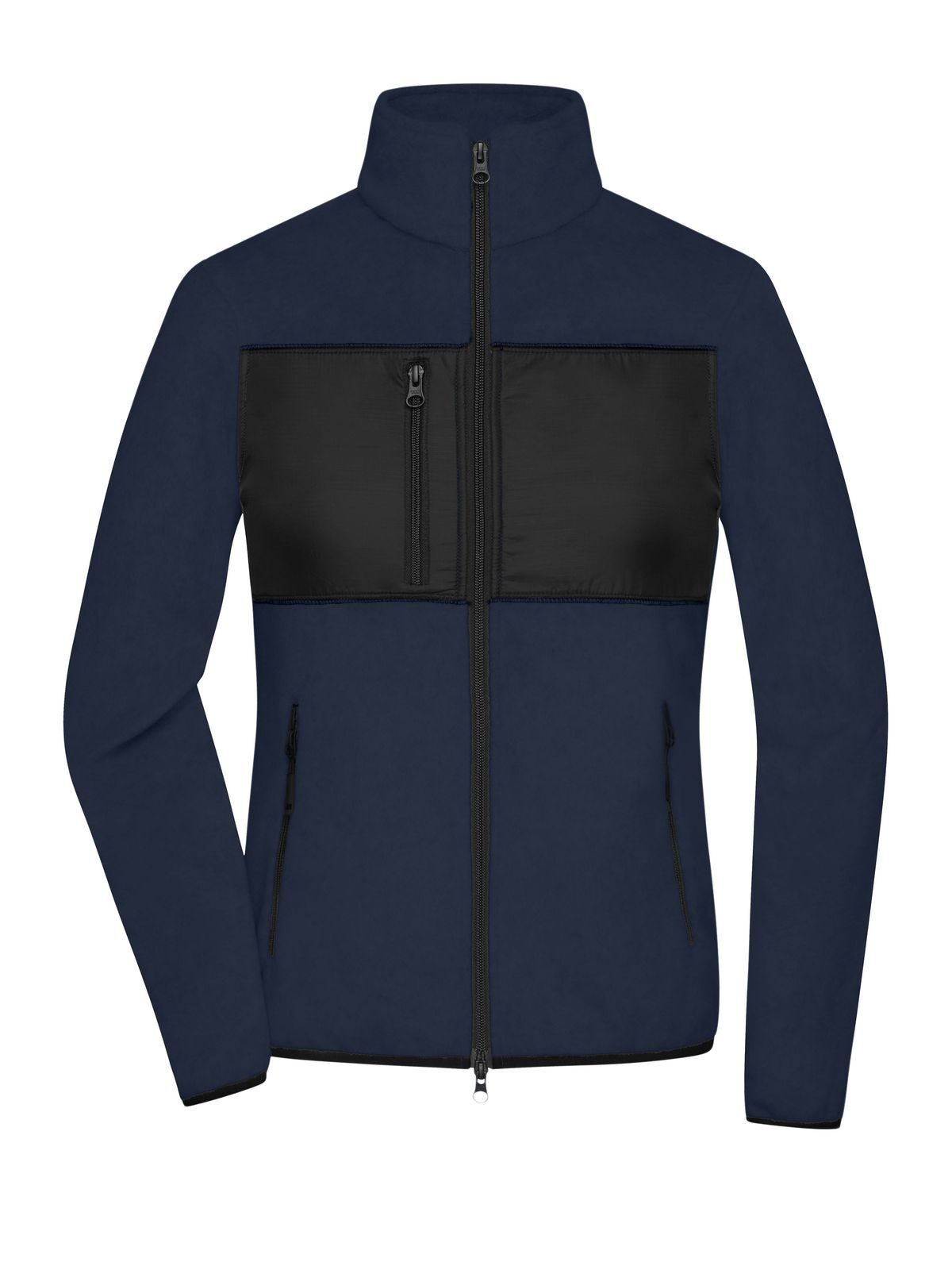 Ladies' Fleece Jacket Damen – Daiber – Farbe navy/black – individuell veredelbar