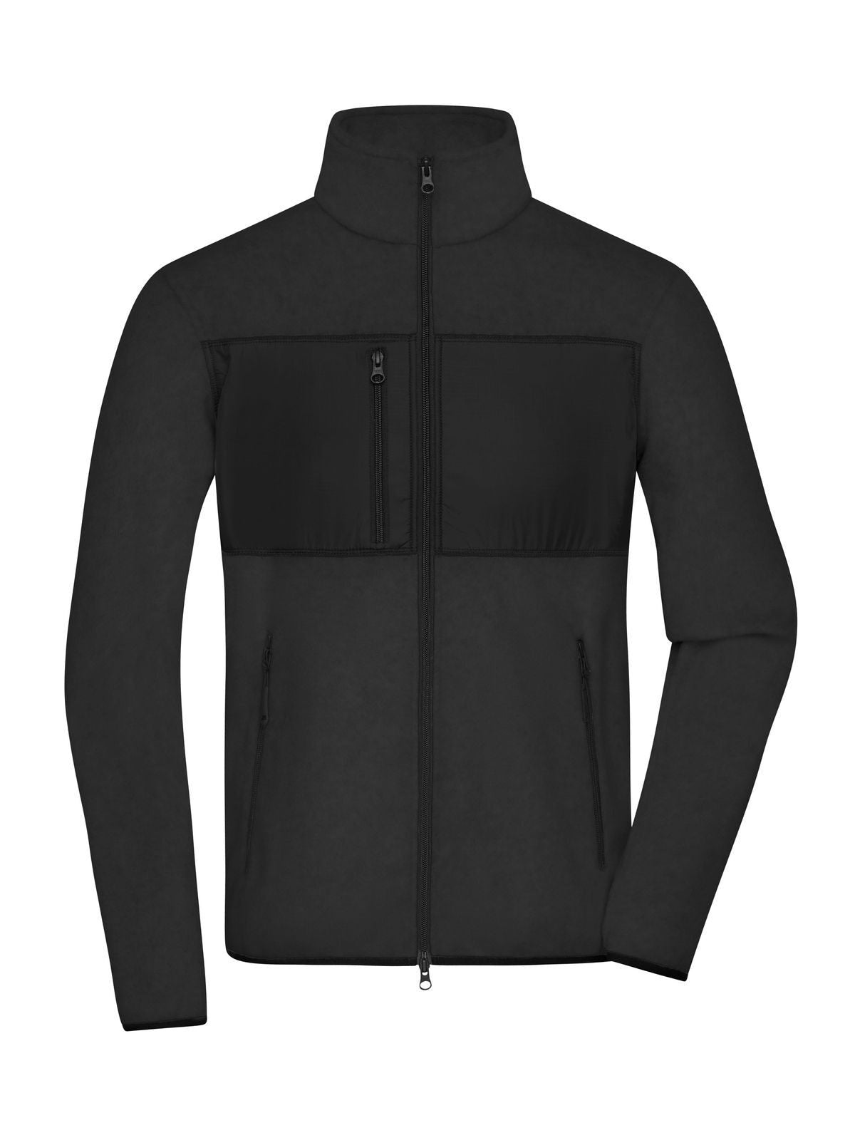 Fleece Jacket Herren – Daiber – Farbe black/black – individuell veredelbar
