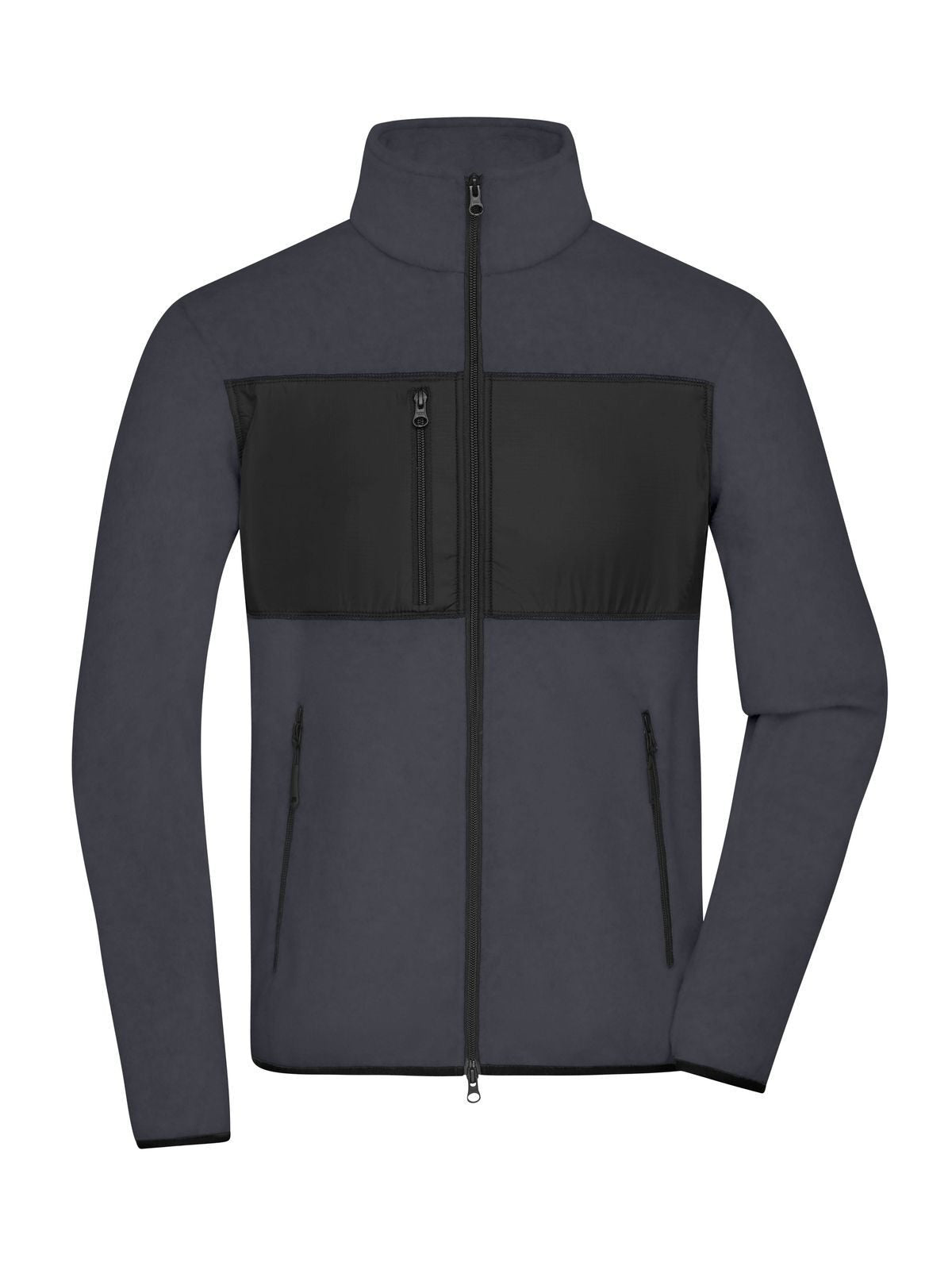 Fleece Jacket Herren – Daiber – Farbe carbon/black – individuell veredelbar