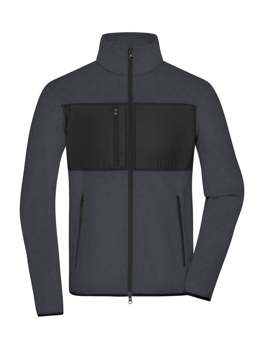 Fleece Jacket Herren – Daiber – Farbe carbon/black – individuell veredelbar