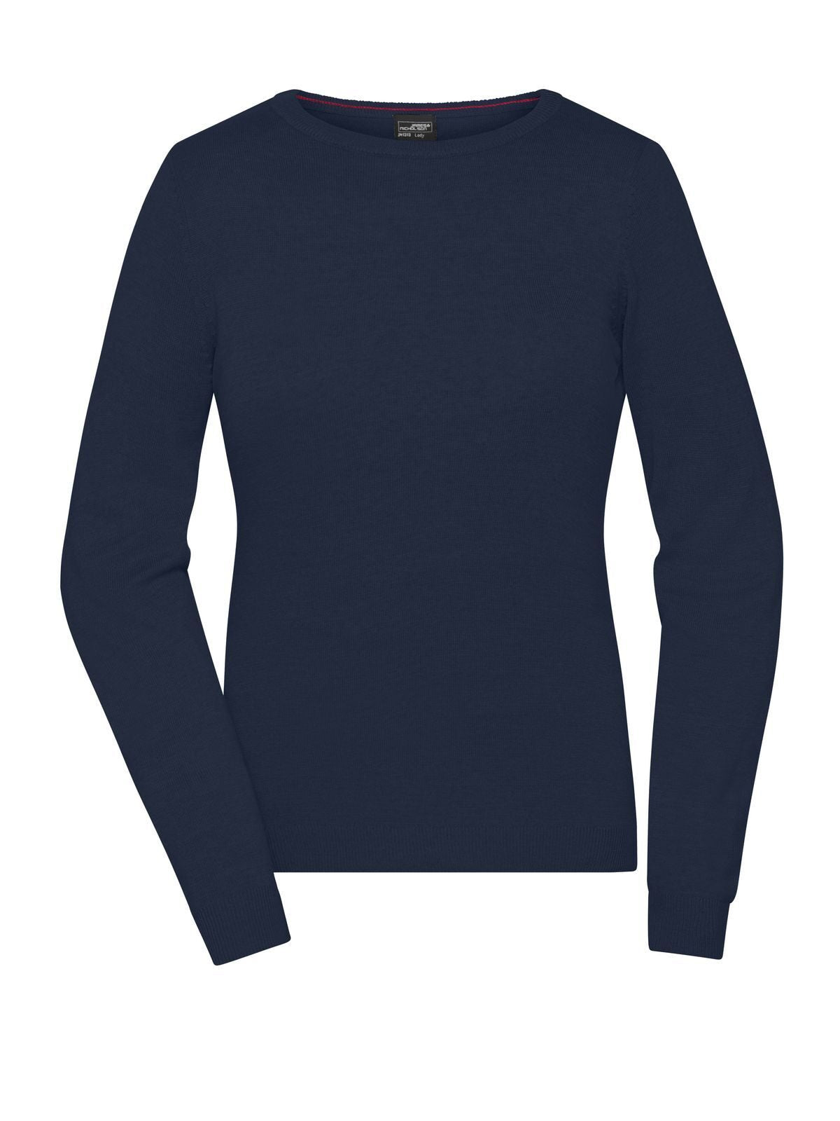 Ladies' Round-Neck Pullover Damen Strick / Weste – Daiber – Farbe Navy – individuell veredelbar