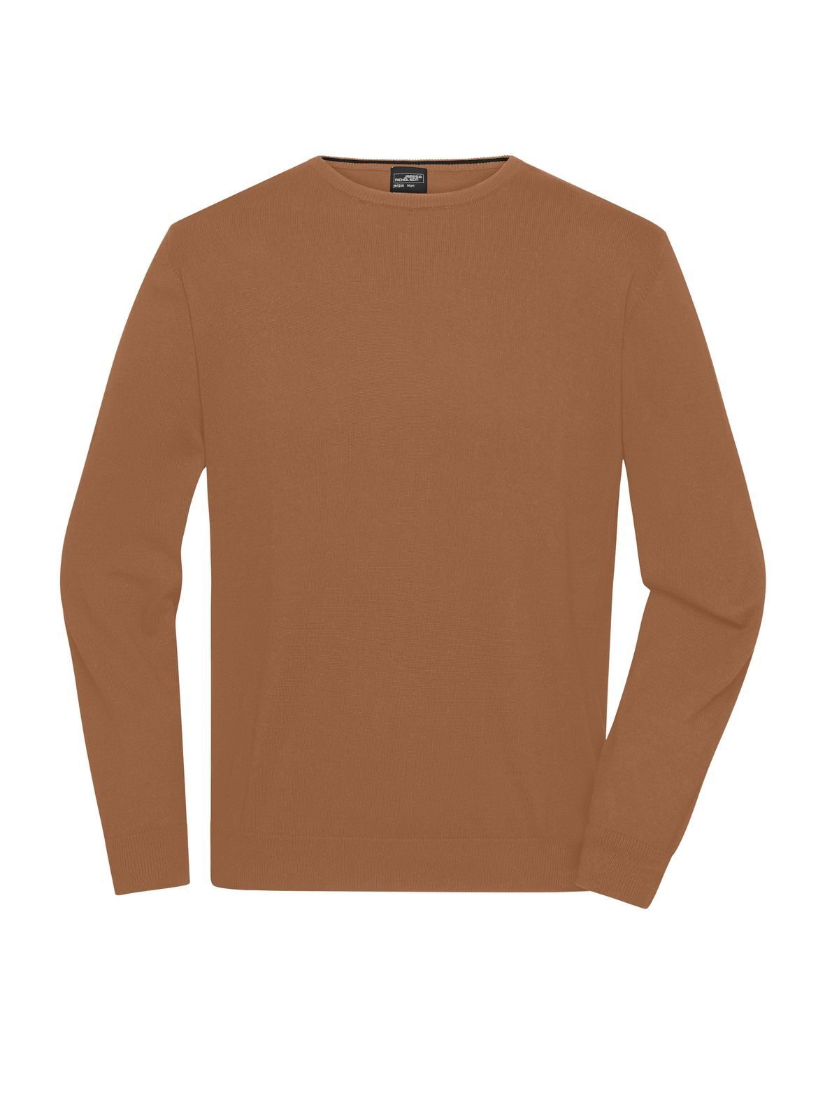 Mens' Round-Neck Pullover Herren Strick / Weste – Daiber – Farbe camel – individuell veredelbar