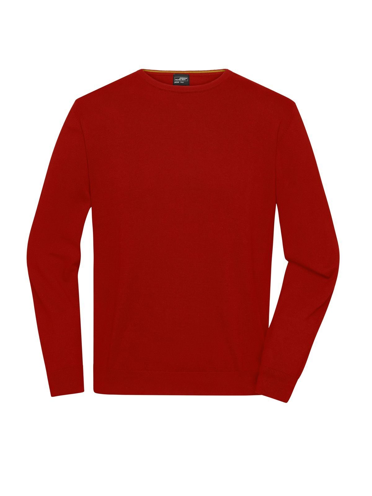 Mens' Round-Neck Pullover Herren Strick / Weste – Daiber – Farbe Rot – individuell veredelbar