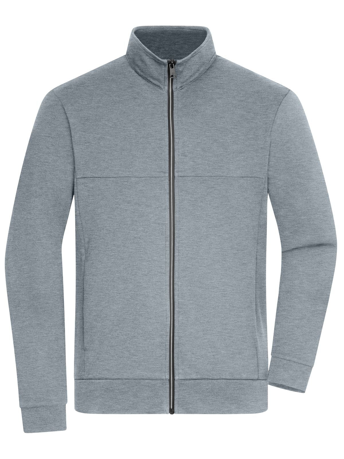 Jacket Herren Sweatshirt / Hoodie – Daiber – Farbe light-melange – individuell veredelbar