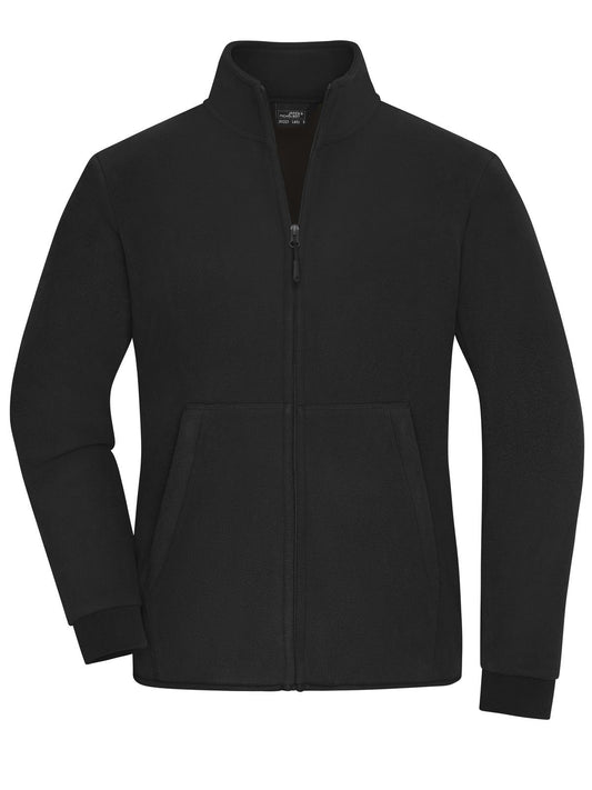 Ladies' Bonded Fleece Jacket Damen – Daiber – Farbe black/dark-grey – individuell veredelbar