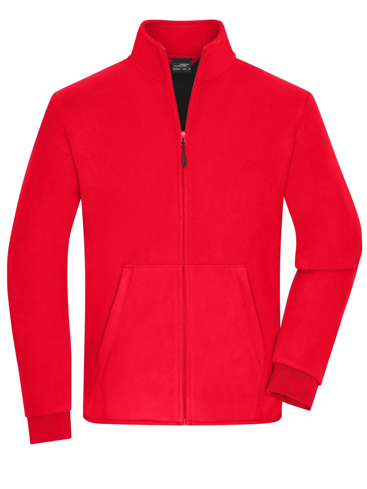 Bonded Fleece Jacket Herren – Daiber – Farbe red/black – individuell veredelbar