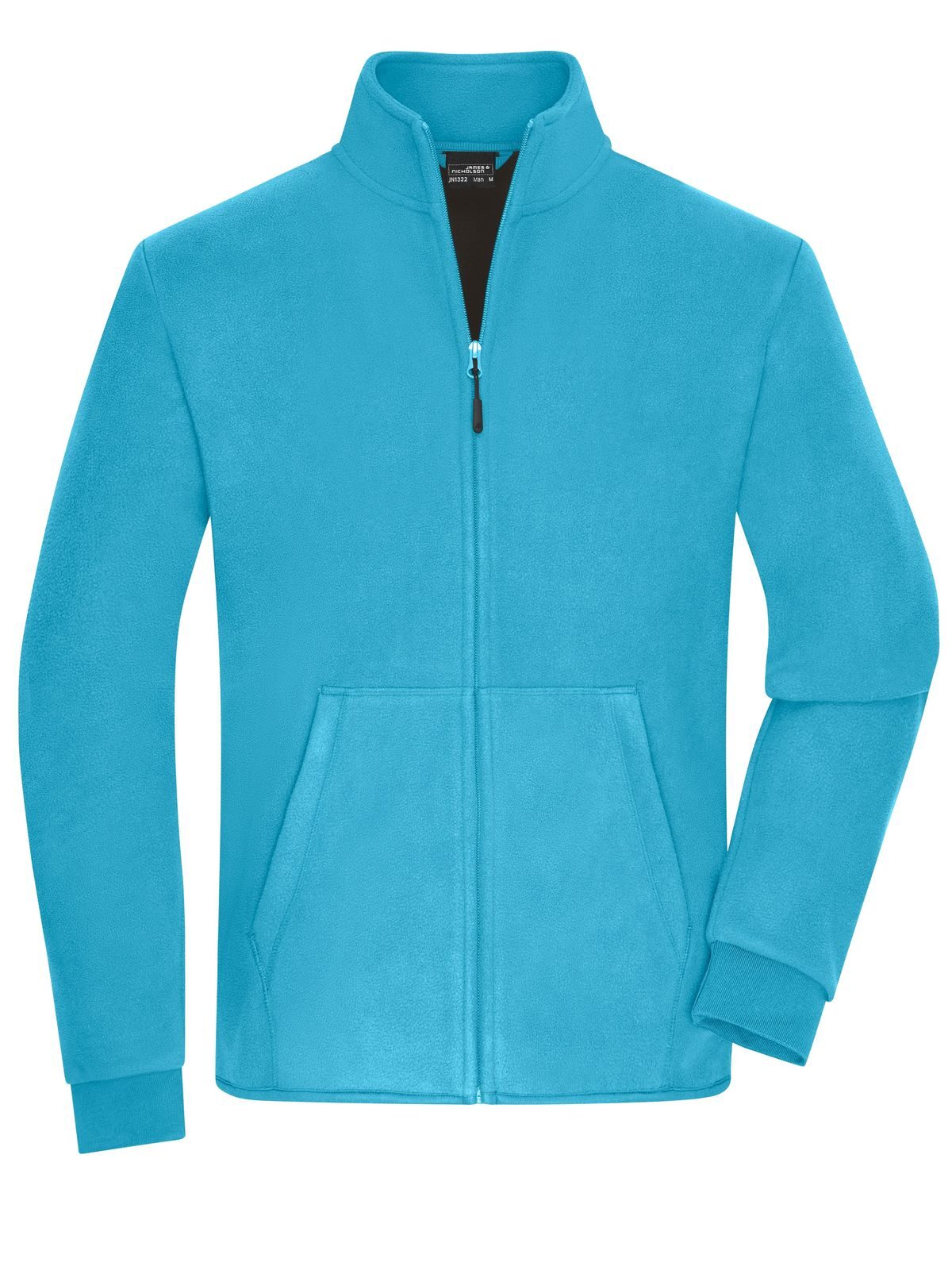 Bonded Fleece Jacket Herren – Daiber – Farbe turquoise/dark-grey – individuell veredelbar