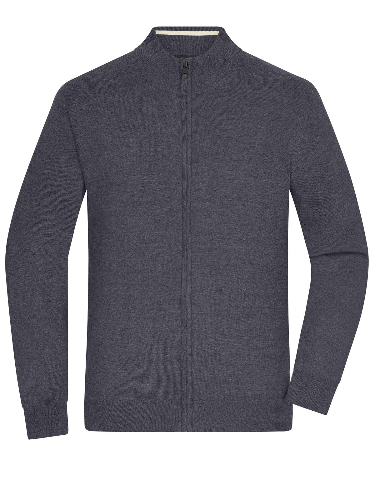 Zip Cardigan Herren Strick / Weste – Daiber – Farbe anthracite-melange – individuell veredelbar