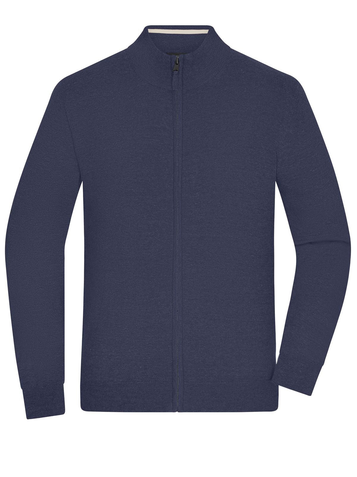 Zip Cardigan Herren Strick / Weste – Daiber – Farbe Navy – individuell veredelbar