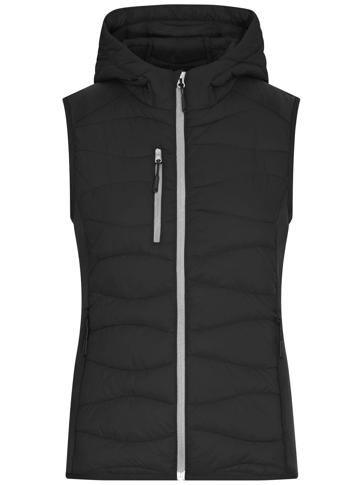 Ladies' Hybrid Vest Damen Jacke – Daiber – Farbe black/black – individuell veredelbar