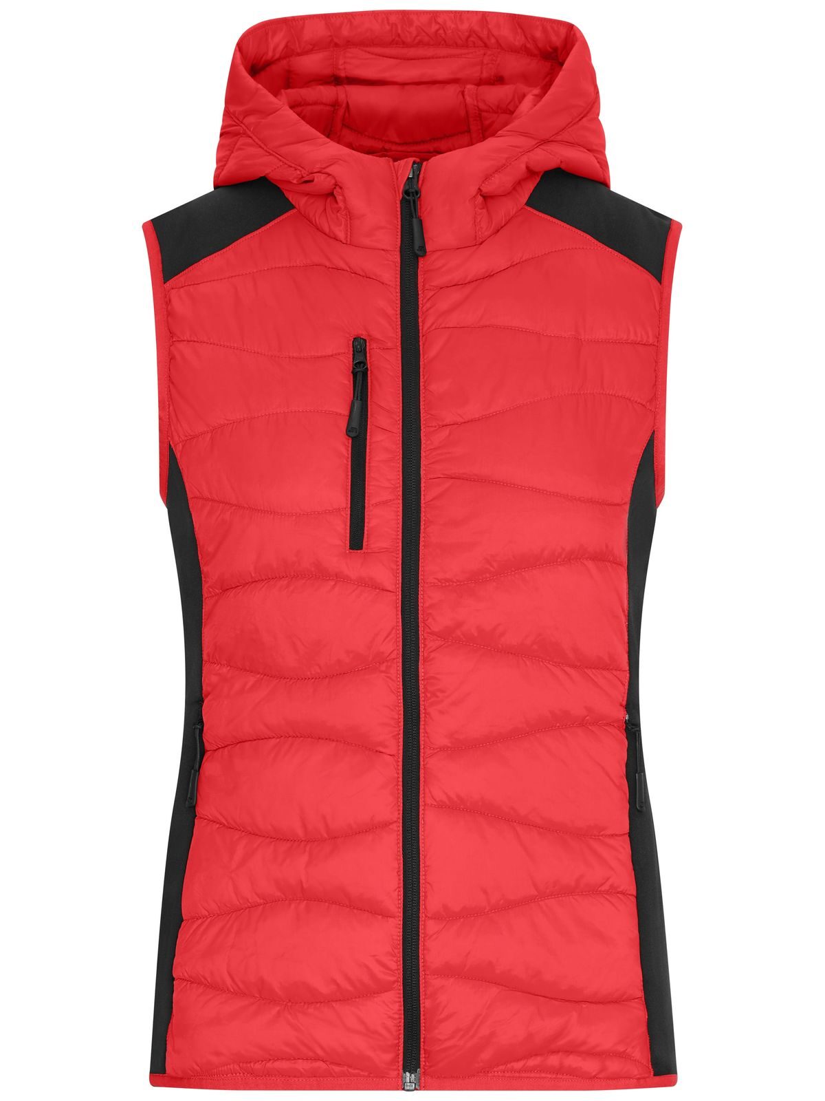 Ladies' Hybrid Vest Damen Jacke – Daiber – Farbe red/black – individuell veredelbar