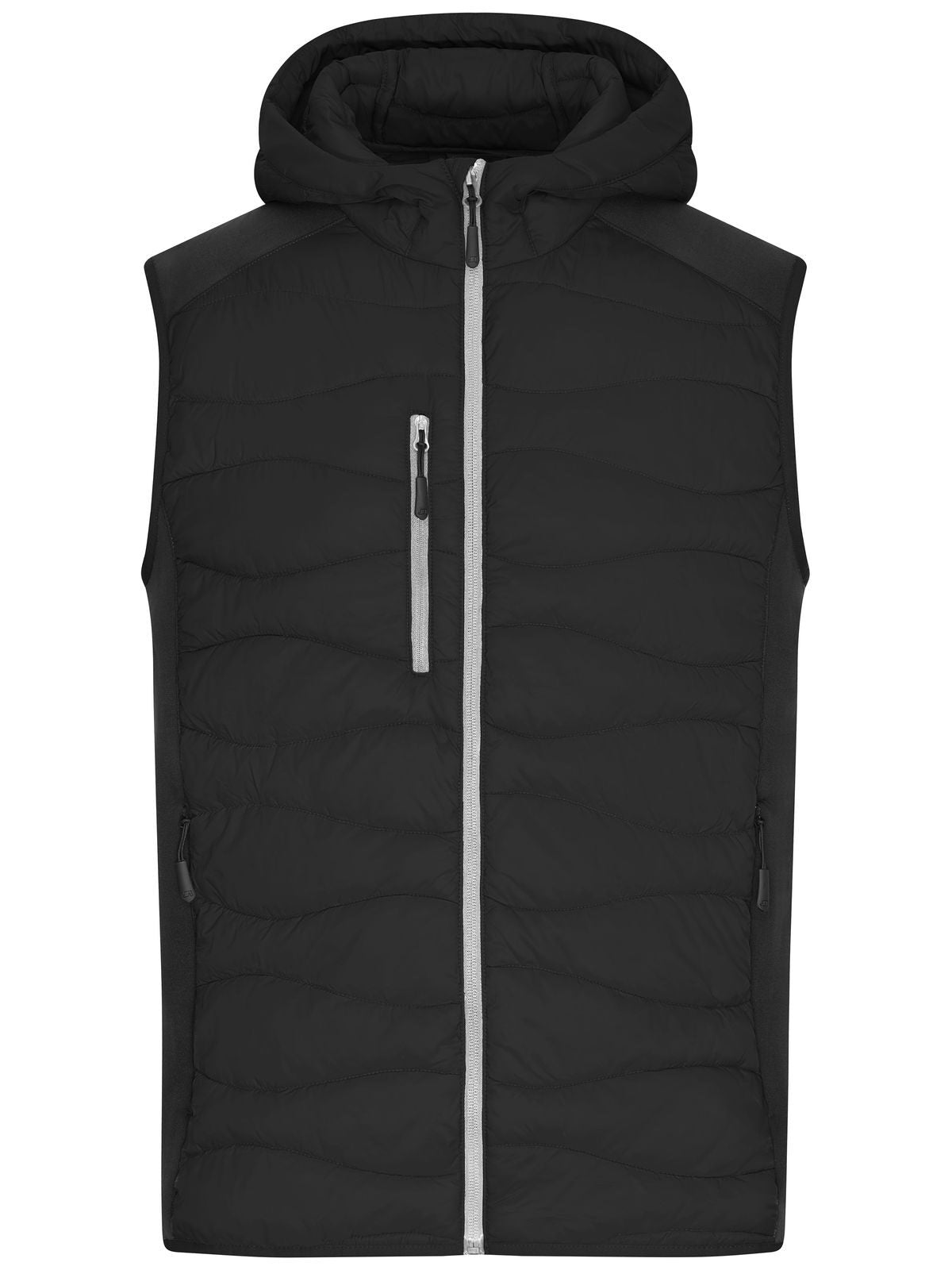 Hybrid Vest Herren Jacke – Daiber – Farbe black/black – individuell veredelbar
