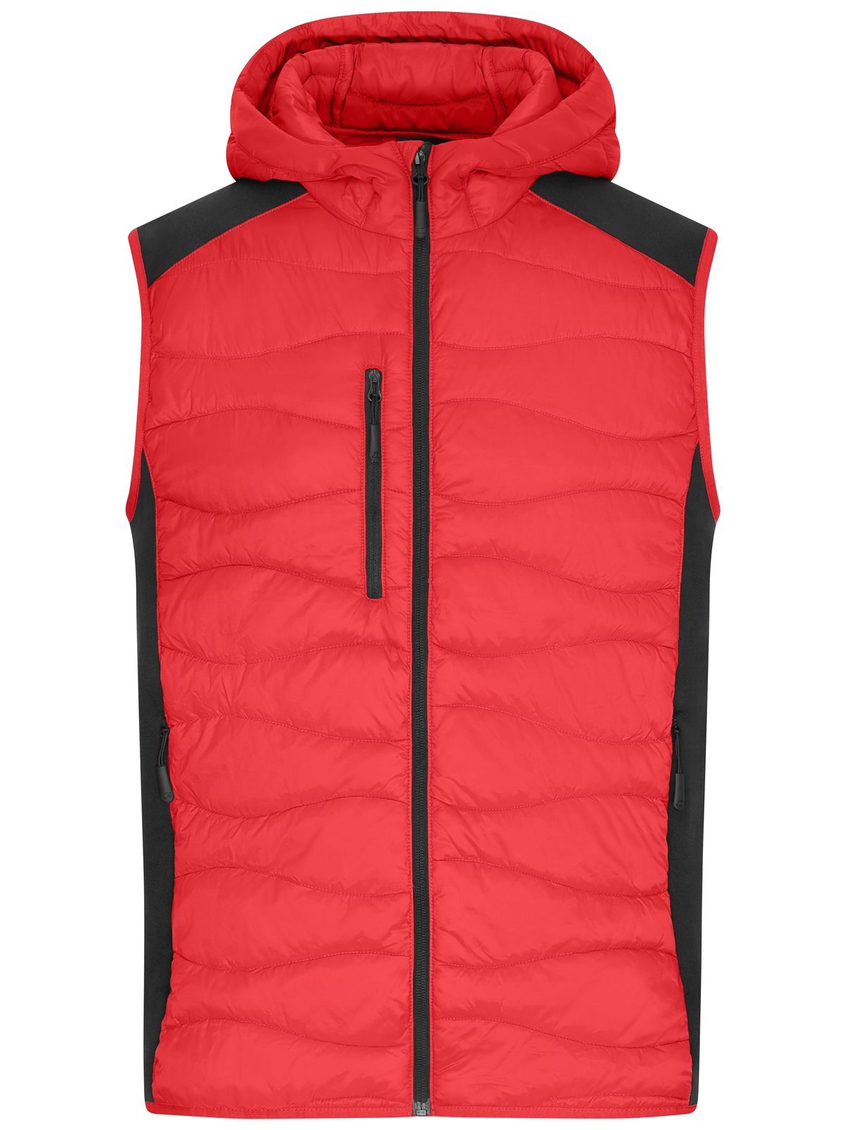 Hybrid Vest Herren Jacke – Daiber – Farbe red/black – individuell veredelbar