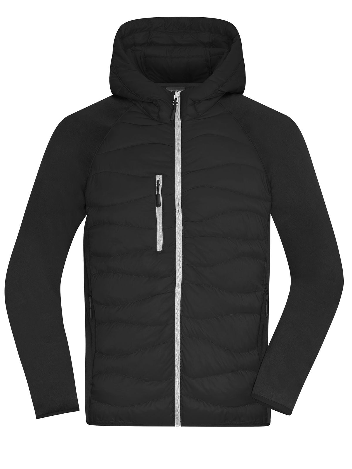 Hybrid Jacket Herren – Daiber – Farbe black/black – individuell veredelbar