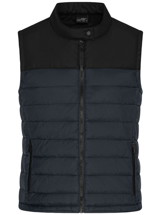 Ladies' Padded Vest Damen Jacke – Daiber – Farbe carbon/black – individuell veredelbar