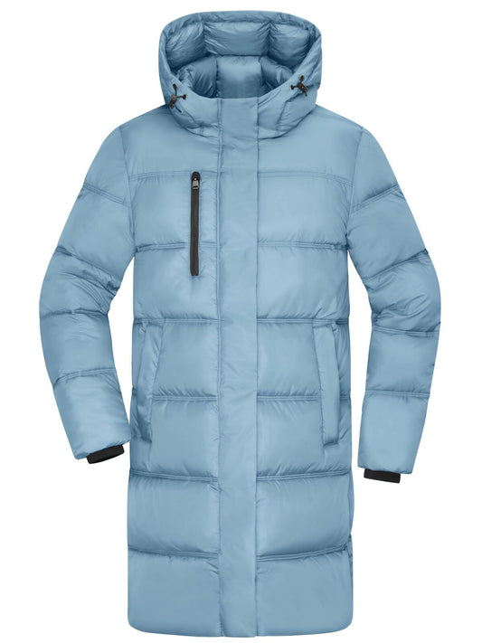 Ladies' Winter Short Coat Damen Jacke – Daiber – Farbe milky blue – individuell veredelbar