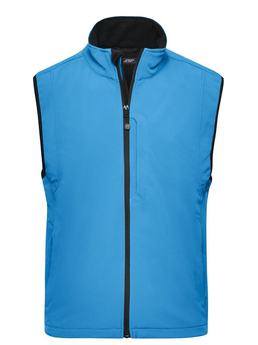 Softshell Vest Herren – Daiber – Farbe Aqua – individuell veredelbar