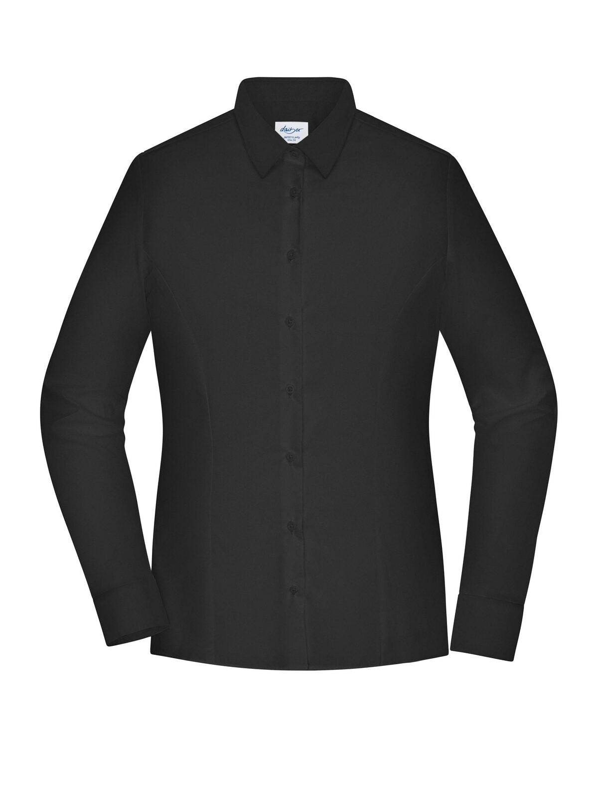 Ladies' Shirt - SLIM FIT Damen Hemd / Bluse – Daiber – Farbe Schwarz – individuell veredelbar