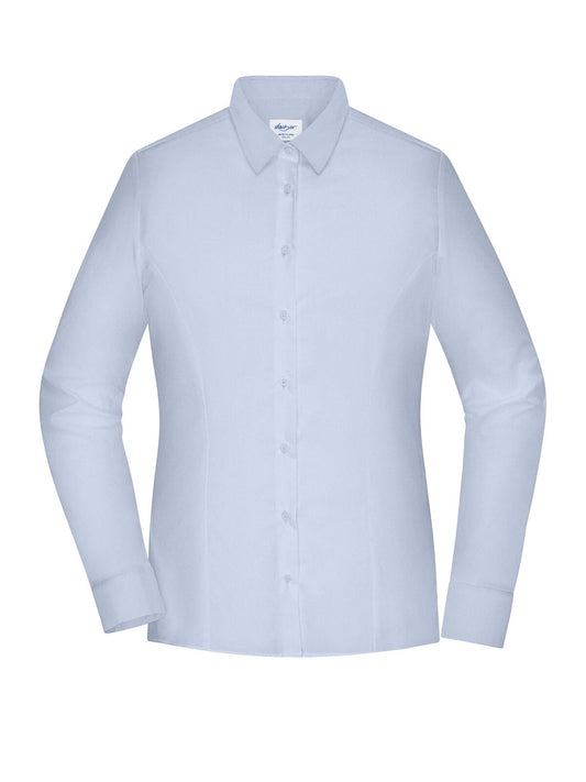 Ladies' Shirt - SLIM FIT Damen Hemd / Bluse – Daiber – Farbe light-blue – individuell veredelbar