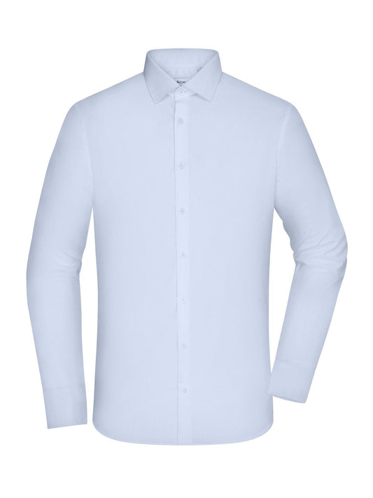 Shirt - SLIM FIT Herren Hemd / Bluse – Daiber – Farbe light-blue – individuell veredelbar