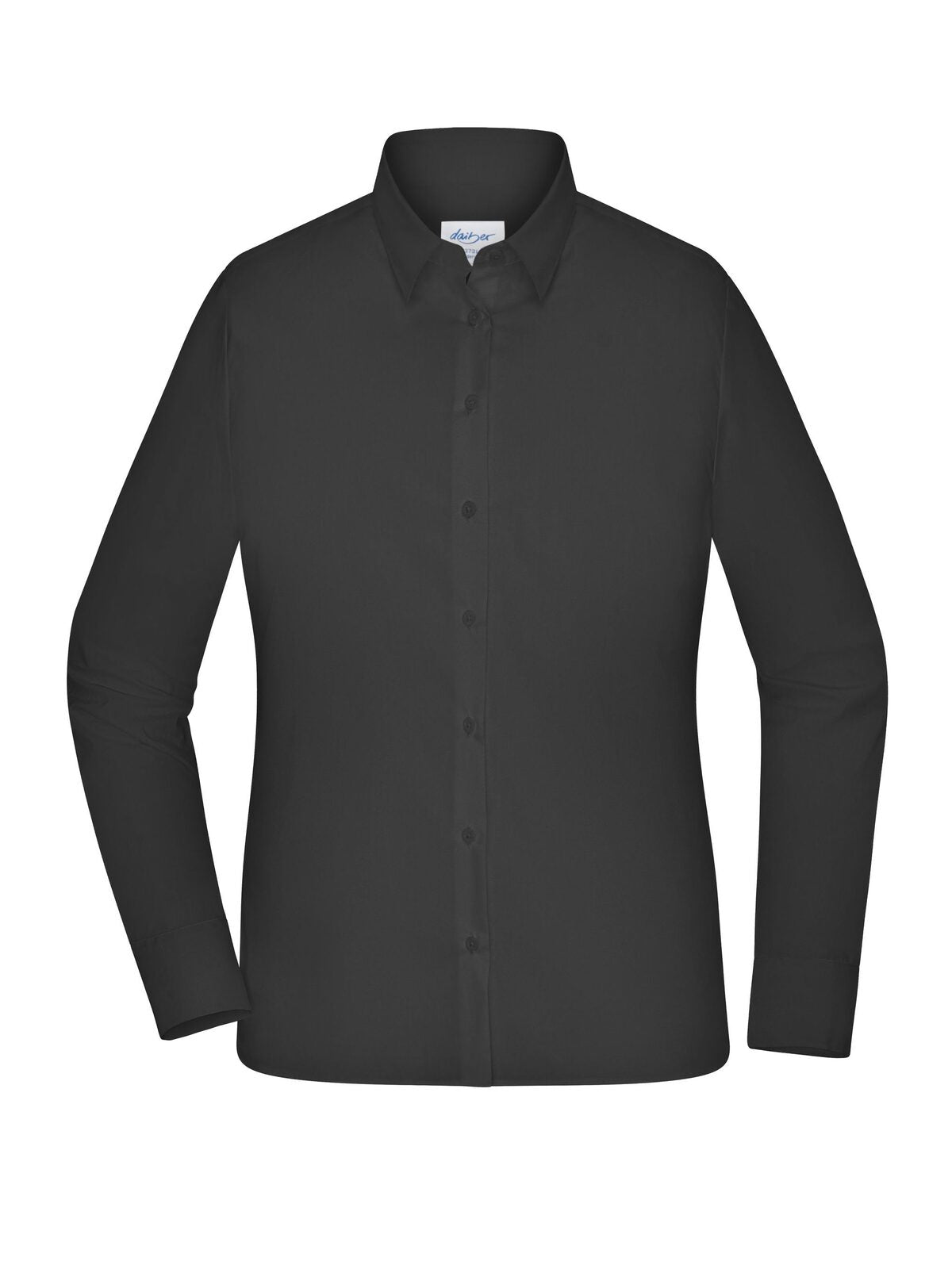 Ladies' Shirt - MODERN FIT Damen Hemd / Bluse – Daiber – Farbe Schwarz – individuell veredelbar