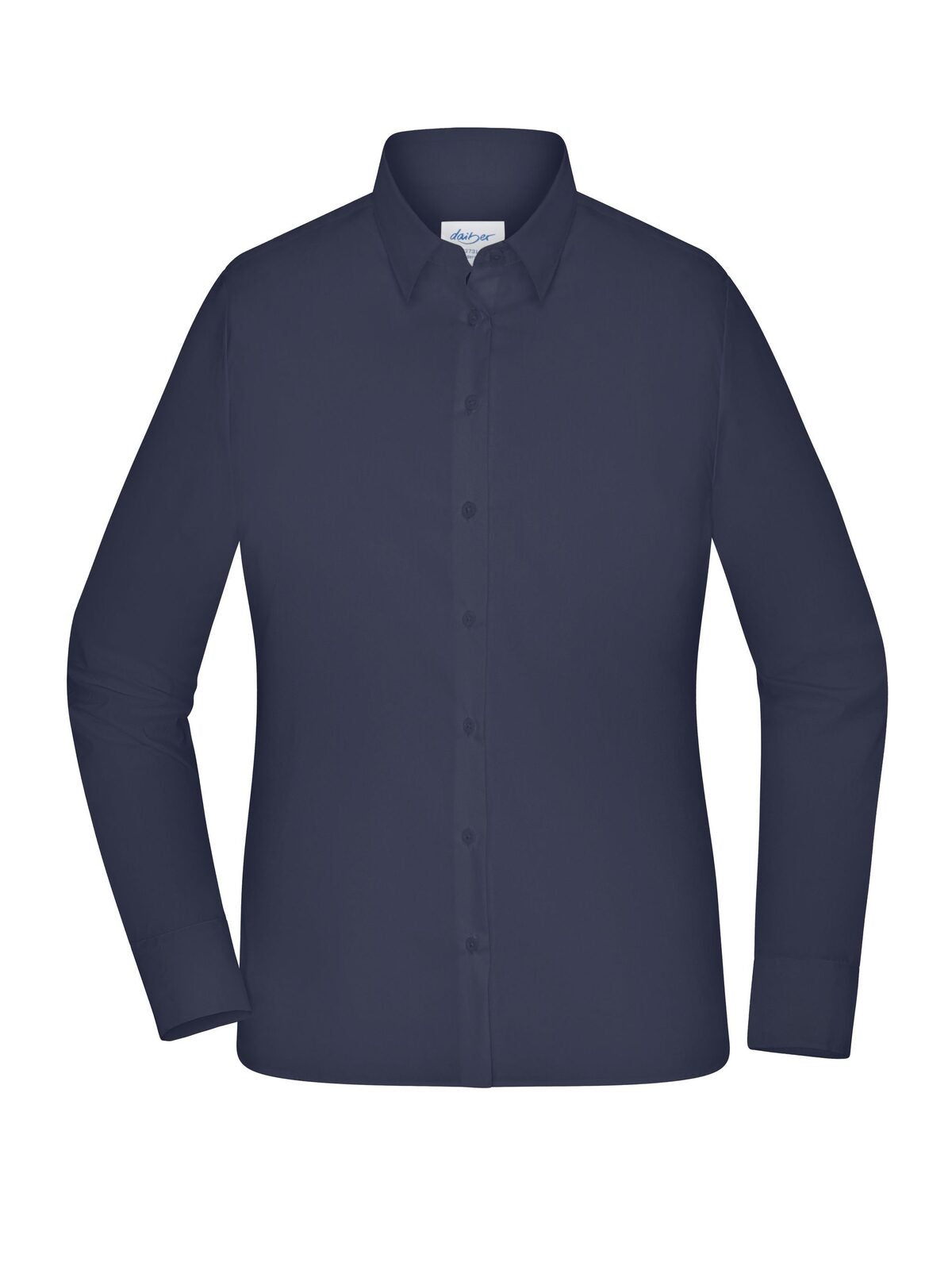 Ladies' Shirt - MODERN FIT Damen Hemd / Bluse – Daiber – Farbe Navy – individuell veredelbar