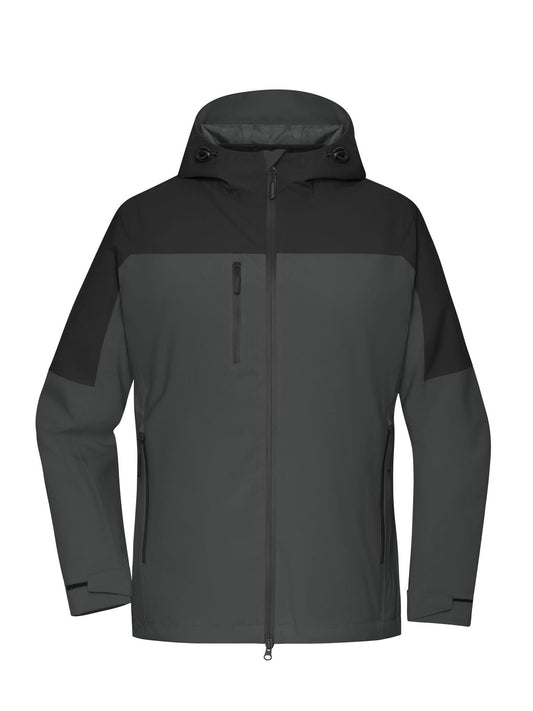 Ladies‘ 3-in-1 Jacket GRS Damen – Daiber – Farbe carbon/black – individuell veredelbar