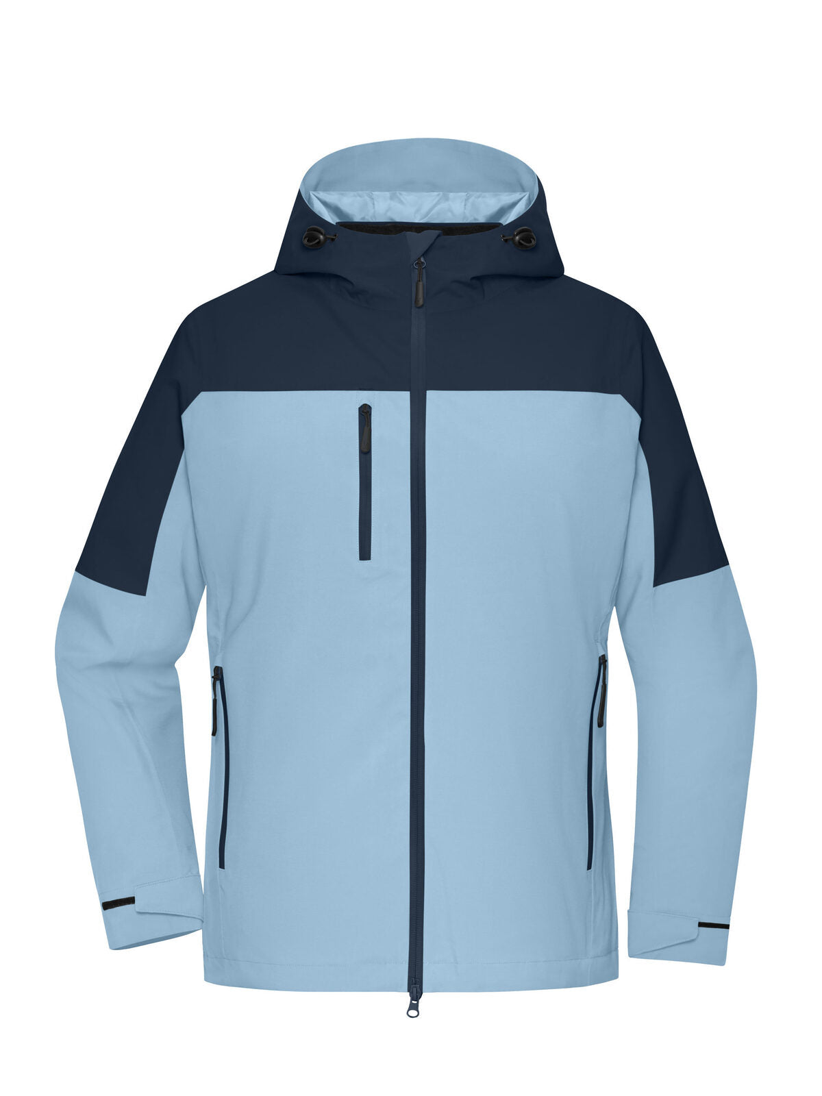 Ladies‘ 3-in-1 Jacket GRS Damen – Daiber – Farbe milky-blue/navy – individuell veredelbar