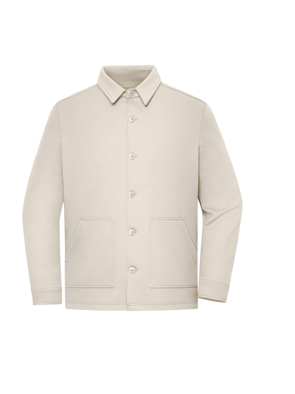 Shirt Jacket OCS Blended & GRS Unisex – Daiber – Farbe sandstone – individuell veredelbar