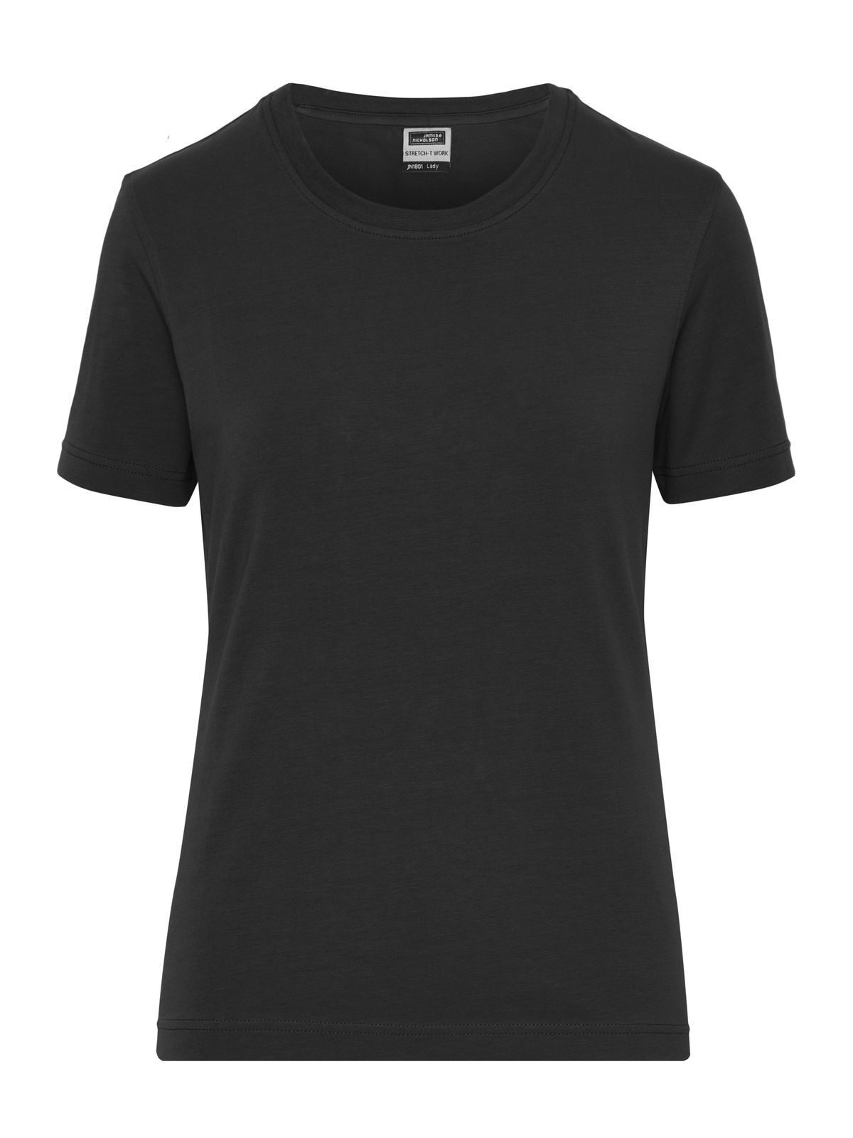 Ladies' Bio Stretch-T Work - Solid Damen T-Shirt – Daiber – Farbe Schwarz – individuell veredelbar