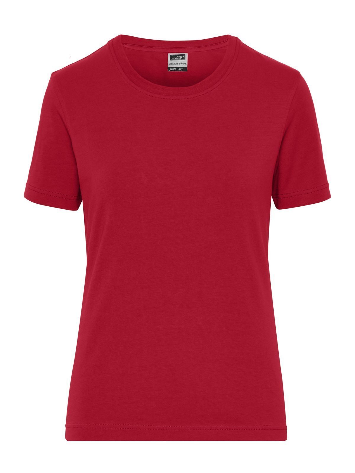 Ladies' Bio Stretch-T Work - Solid Damen T-Shirt – Daiber – Farbe Rot – individuell veredelbar